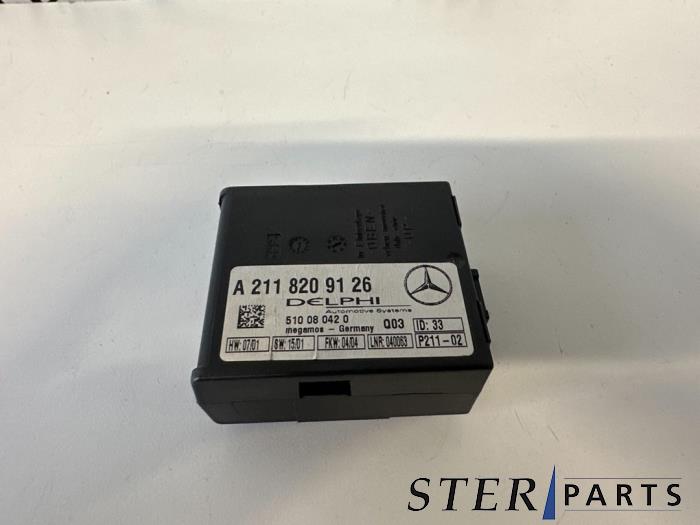 Używane Modul alarmu Mercedes C (W203) 1.8 C-200K 16V Cena € 19,95 Procedura marży oferowane przez Sterparts Mercedes specialist