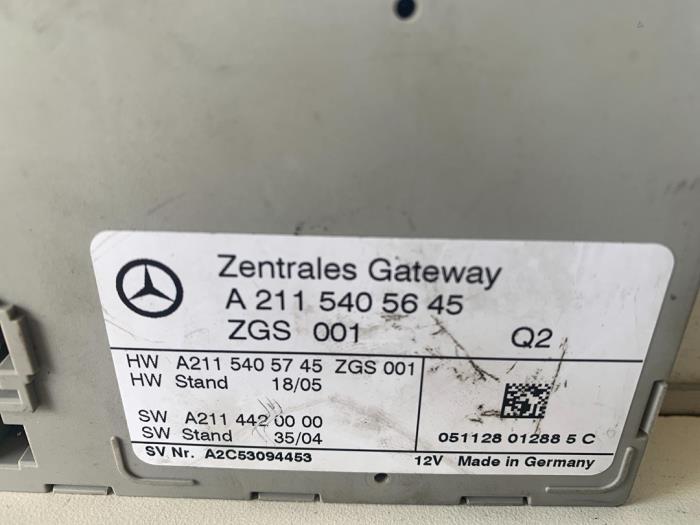 Gateway Modul van een Mercedes-Benz SLK (R171) 1.8 200 K 16V 2005