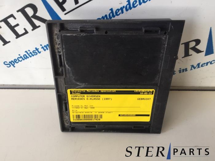 Used Computer, miscellaneous Mercedes E (W210) 2.0 E-200 16V Price € 44,95 Margin scheme offered by Sterparts Mercedes specialist