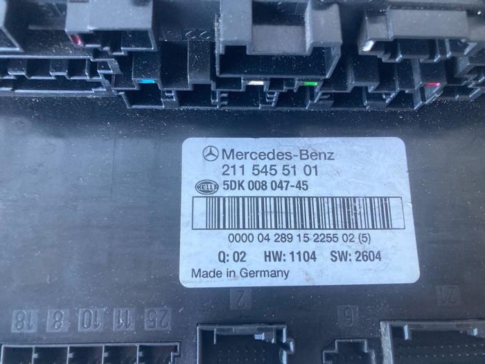 Comfort Module Mercedes E 2.2 E-200 CDI 16V - A2115455101 MERCEDES