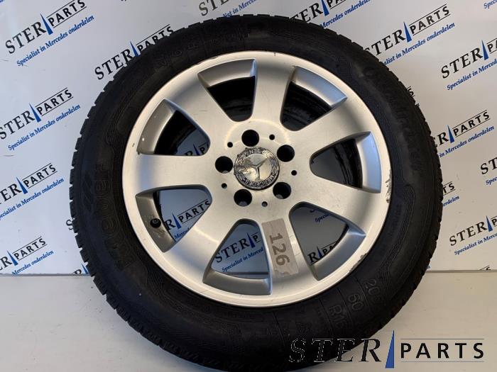 Begagnade Hjul + vinterdäck Mercedes E (W211) 2.2 E-200 CDI 16V Pris € 49,50 Marginaltabell erbjuds av Sterparts Mercedes specialist