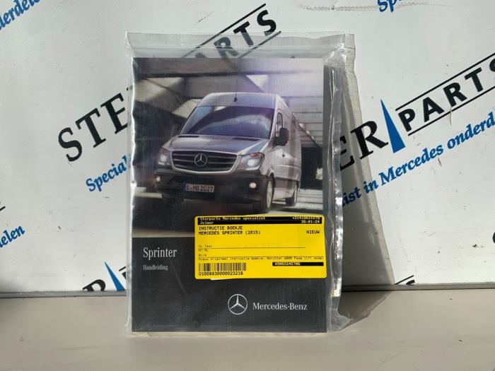 Instruction Booklet from a Mercedes-Benz Sprinter 3,5t (906.73) 311 CDI 16V 2015