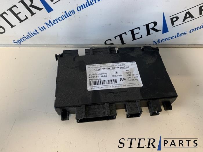Begagnade Sätesdator Mercedes CLS (C219) 320 CDI 24V Pris € 49,50 Marginaltabell erbjuds av Sterparts Mercedes specialist