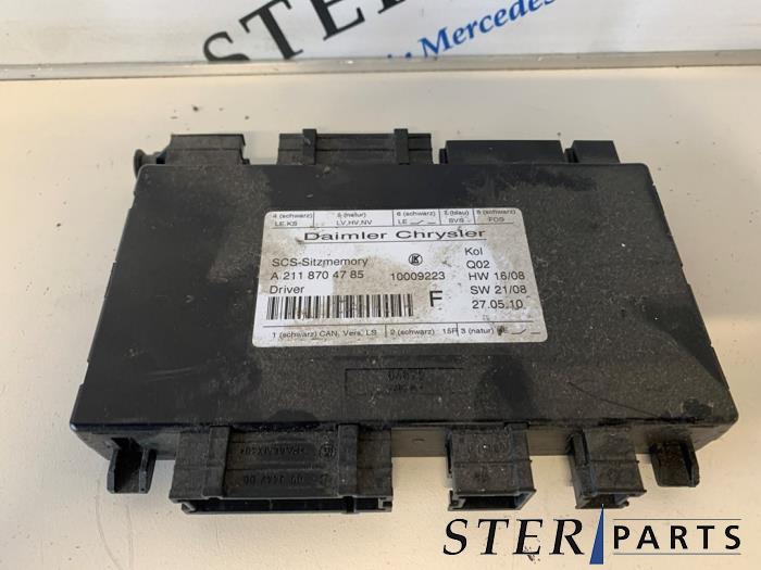 Begagnade Sätesdator Mercedes CLS (C219) 320 CDI 24V Pris € 49,50 Marginaltabell erbjuds av Sterparts Mercedes specialist