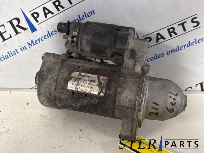 Gebrauchte Anlasser Mercedes C (W203) 2.2 C-200 CDI 16V Preis € 34,95 Margenregelung angeboten von Sterparts Mercedes specialist