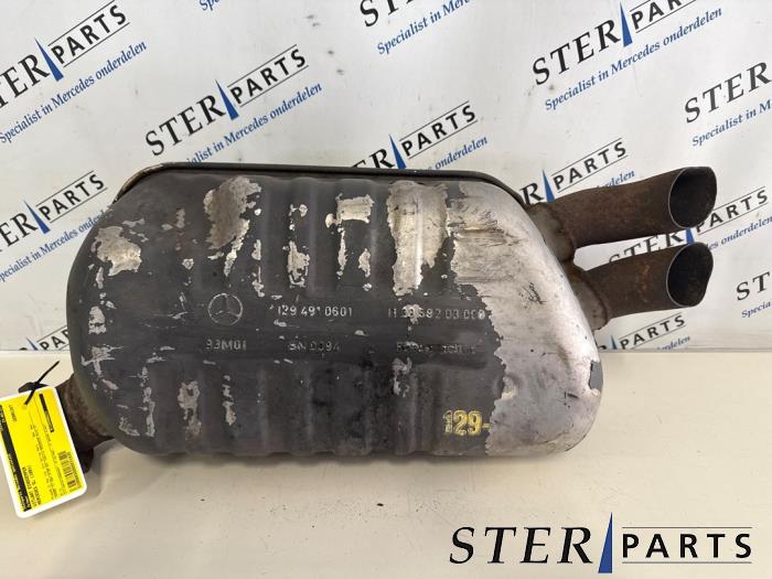 Gebrauchte Auspuff Enddämpfer Mercedes SL (R129) 3.2 SL-320 24V Preis € 225,00 Margenregelung angeboten von Sterparts Mercedes specialist