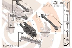 Usagé Bras de suspension bas arrière gauche BMW 1 serie (E87/87N) 118d 16V Prix € 45,00 Règlement à la marge proposé par Bentie's autodemontage