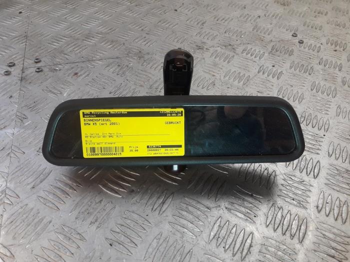 Używane Lusterko wewnetrzne BMW X5 (E53) 4.4 V8 32V Cena € 35,00 Procedura marży oferowane przez Bentie's autodemontage