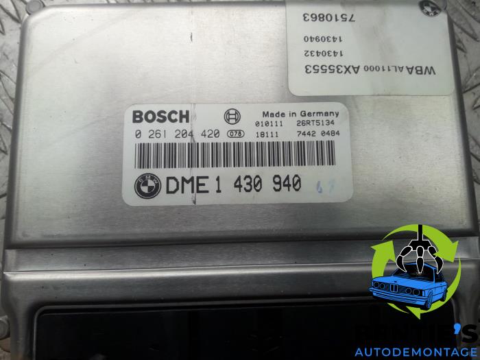 Used Engine management computer BMW 3 serie (E46/4) 316i Price € 50,00 Margin scheme offered by Bentie's autodemontage