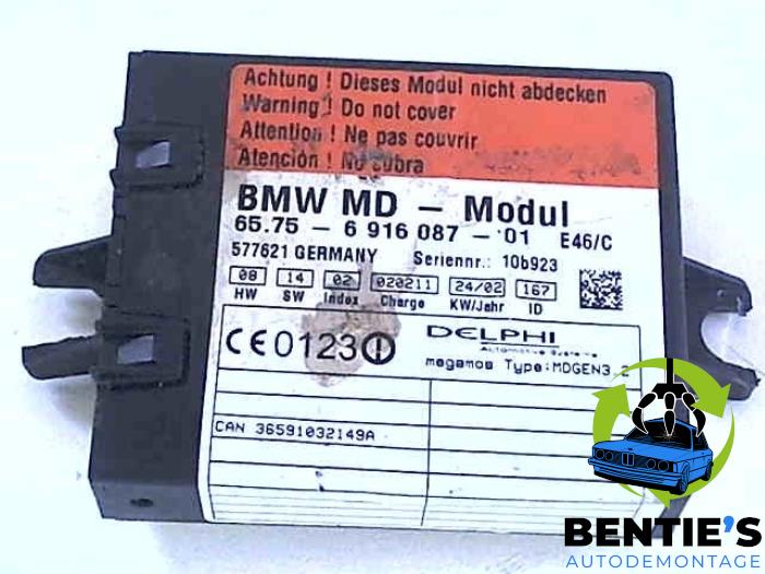 Begagnade Larmmodul BMW 3 serie (E46/2C) 330 Ci 24V Pris € 25,00 Marginaltabell erbjuds av Bentie's autodemontage