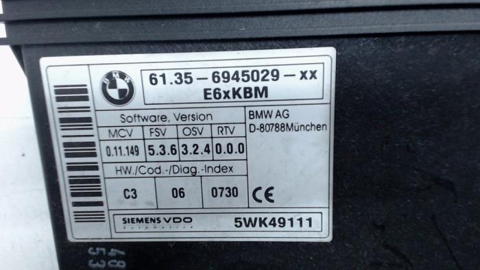 Body control computer from a BMW 5 serie (E60) 520i 24V 2003