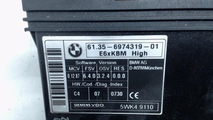 Ordenador body control de un BMW 5 serie Touring (E61) 535d 24V 2005