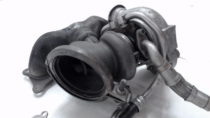 Pair Of Genuine BMW N54 Turbochargers – For 135i 335i 535i – MHI Mitsubishi – 11657593015 11657593017