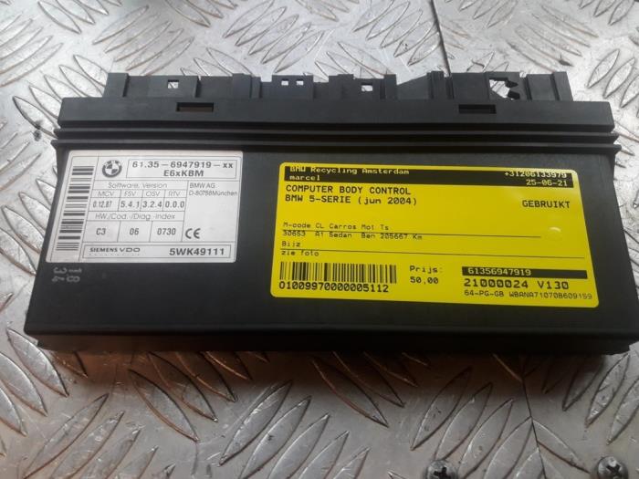 Used Body control computer BMW 5 serie (E60) 530i 24V Price € 50,00 Margin scheme offered by Bentie's autodemontage