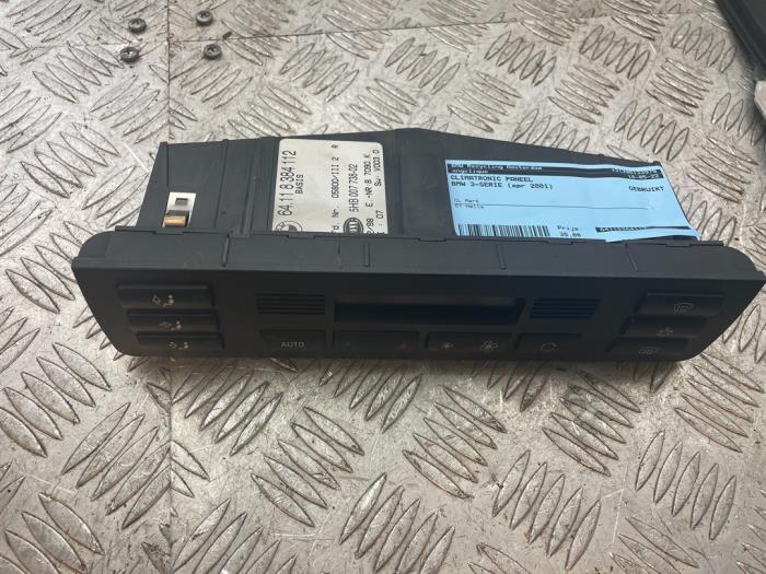 Używane Panel climatronic BMW 3 serie (E46/2) 318 Ci Cena € 35,00 Procedura marży oferowane przez Bentie's autodemontage