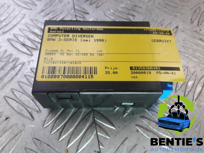 Usagé Ordinateur divers BMW 3 serie (E36/4) 320i 24V Prix € 25,00 Règlement à la marge proposé par Bentie's autodemontage