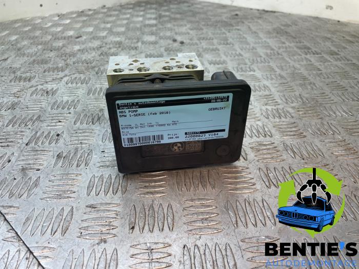 Begagnade ABS-pump BMW 1 serie (F20) 116d 1.5 12V TwinPower Pris € 200,00 Marginaltabell erbjuds av Bentie's autodemontage