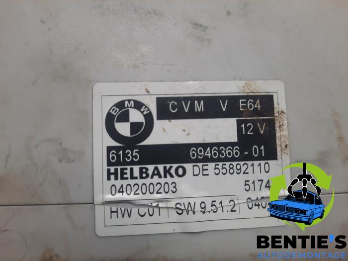 Ordinateur toit escamotable d'un BMW 6 serie (E64) 645 Ci 4.4 V8 32V 2004