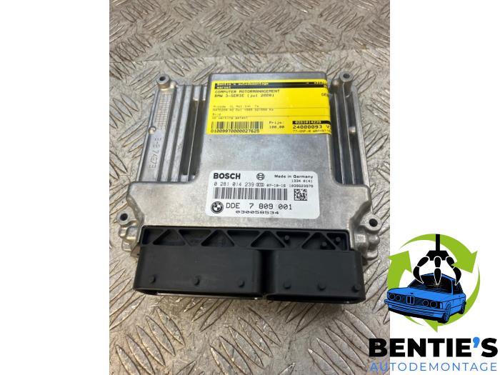 Used Engine management computer BMW 3 serie Touring (E91) 318d 16V Price € 100,00 Margin scheme offered by Bentie's autodemontage