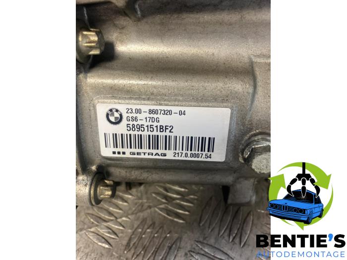 Getriebe van een BMW 1 serie (F20) 116d 1.6 16V Efficient Dynamics 2015
