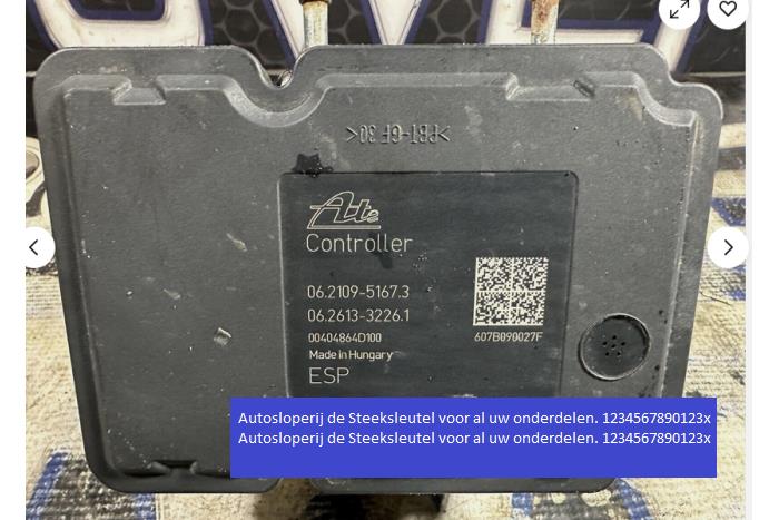 Used ABS Computer Mitsubishi Lancer Sports Sedan (CY/CZ) 1.6 MIVEC 16V Price € 90,00 Margin scheme offered by Acceptatie systeem