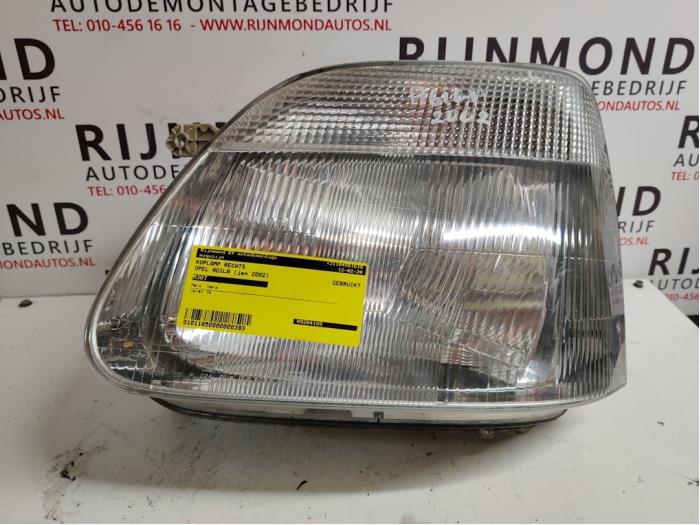 Używane Reflektor prawy Opel Agila (A) Cena € 40,00 Procedura marży oferowane przez Autodemontage Rijnmond BV