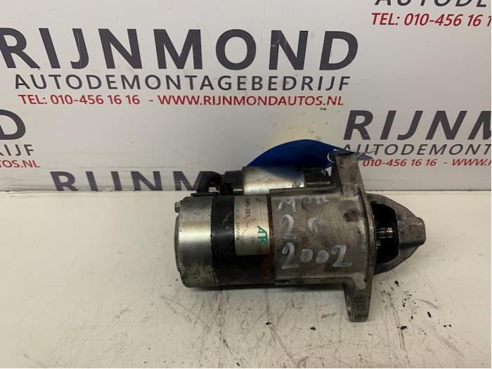 Begagnade Startmotor Mazda MPV (LW19/69) 2.0 16V Pris € 10,00 Marginaltabell erbjuds av Autodemontage Rijnmond BV