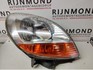 Używane Reflektor prawy Renault Kangoo (KC) 1.2 16V Cena € 30,00 Procedura marży oferowane przez Autodemontage Rijnmond BV