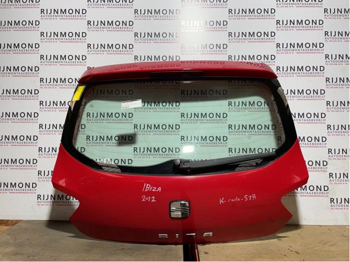 Tailgate from a Seat Ibiza IV (6J5) 1.2 12V 2010