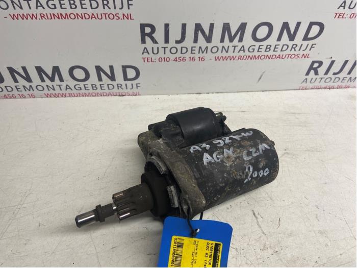 Used Starter Audi A3 (8L1) 1.8 20V Price € 19,00 Margin scheme offered by Autodemontage Rijnmond BV