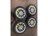 Set of wheels + tyres from a Audi A3 Sportback (8VA/8VF), 2012 / 2020 1.4 TFSI ACT Ultra 16V, Hatchback, 4-dr, Petrol, 1.395cc, 110kW (150pk), FWD, CZEA, 2014-05 / 2020-10, 8VA; 8VF 2015