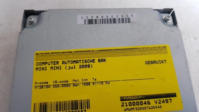 Automatic gearbox computer Mini Mini 1.6 16V Cooper - 2460759885701 ...