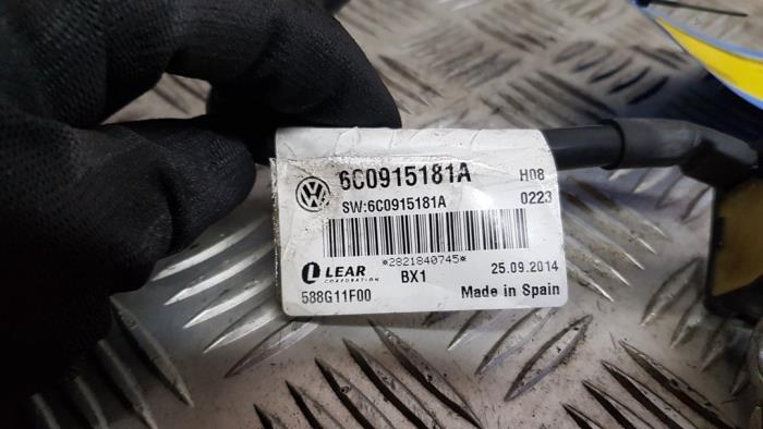 Batteriesensor van een Volkswagen Polo V (6R) 1.4 TDI 12V 90 2014