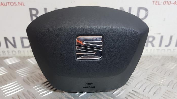 Left airbag (steering wheel) from a Seat Ibiza V (KJB) 1.0 12V 2017