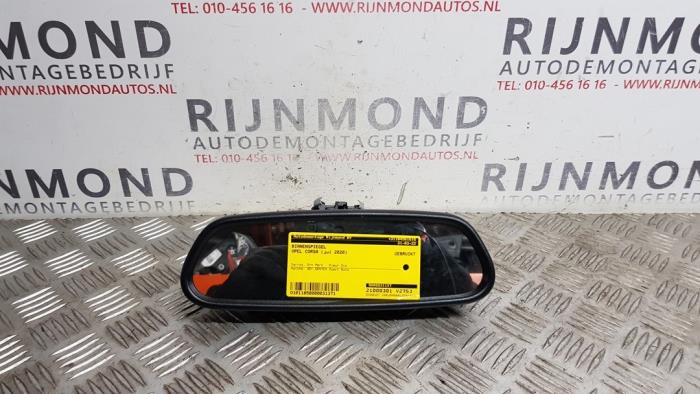 Rear view mirror from a Opel Corsa F (UB/UH/UP) 1.2 Turbo 12V 100 2020