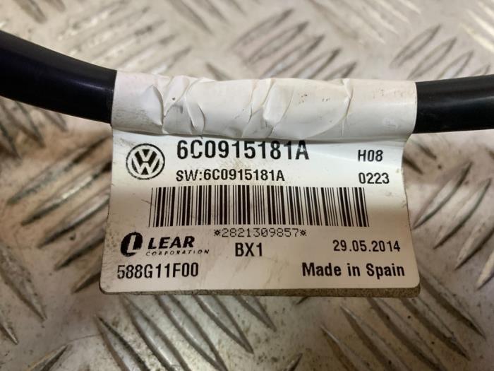 Cable (miscellaneous) from a Volkswagen Polo V (6R) 1.0 12V BlueMotion Technology 2014