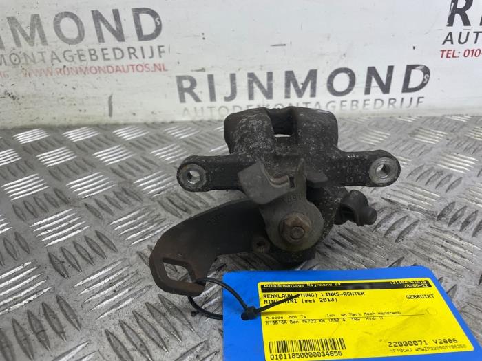Rear brake calliper, left from a MINI Mini Open (R57) 1.6 16V Cooper S 2010