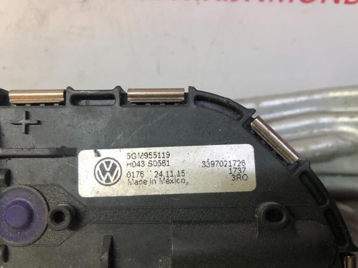 Scheibenwischermotor+Mechanik van een Volkswagen Golf VII (AUA) 1.4 TSI 16V 2016