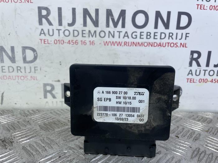Używane Modul hamulca postojowego Mercedes A (W176) 1.8 A-200 CDI 16V Cena na żądanie oferowane przez Autodemontage Rijnmond BV