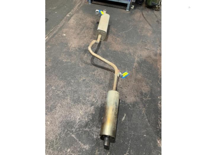 Exhaust (complete) from a Volkswagen Polo VI (AW1) 1.0 TSI 12V 2018