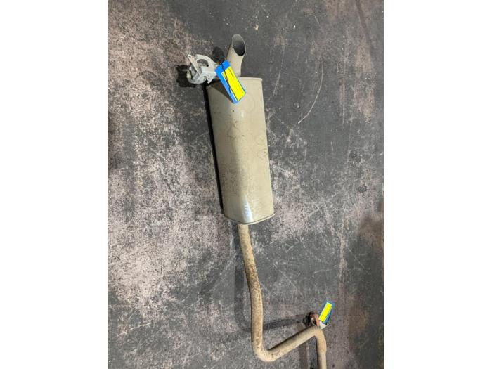 Exhaust (complete) from a Volkswagen Polo VI (AW1) 1.0 TSI 12V 2018
