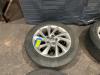 Set of wheels + tyres from a Opel Astra K, 2015 / 2022 1.6 CDTI 136 16V, Hatchback, 4-dr, Diesel, 1.598cc, 100kW (136pk), FWD, B16DTH, 2015-06 / 2022-12, BD6EG; BE6EG; BF6EG 2019