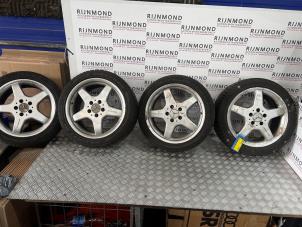 Used Sport rims set + tires Mercedes CLK (W209) 2.2 220 CDI 16V Price € 400,00 Margin scheme offered by Autodemontage Rijnmond BV