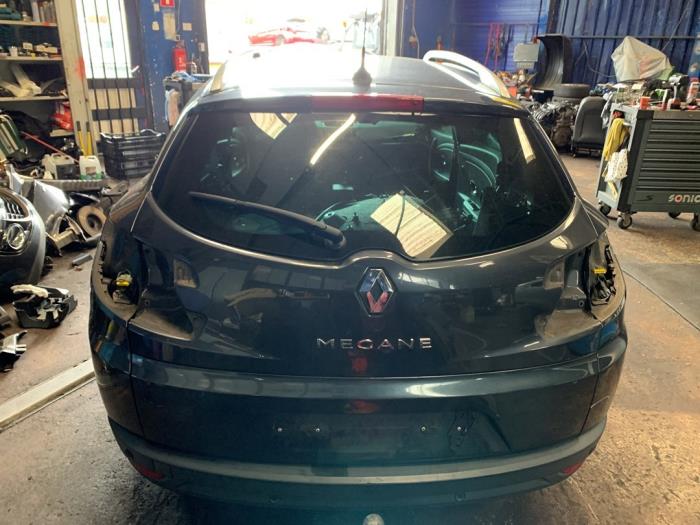 Używane Tylna klapa Renault Megane III Grandtour (KZ) 1.4 16V TCe 130 Cena € 500,00 Procedura marży oferowane przez Autodemontage Rijnmond BV
