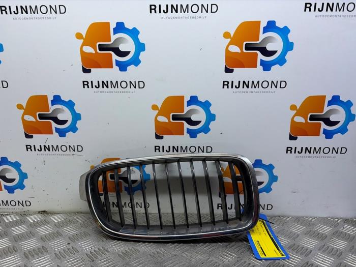 Begagnade Grill BMW 3 serie Touring (F31) 320i 2.0 16V Pris € 24,19 Inklusive moms erbjuds av Autodemontage Rijnmond BV