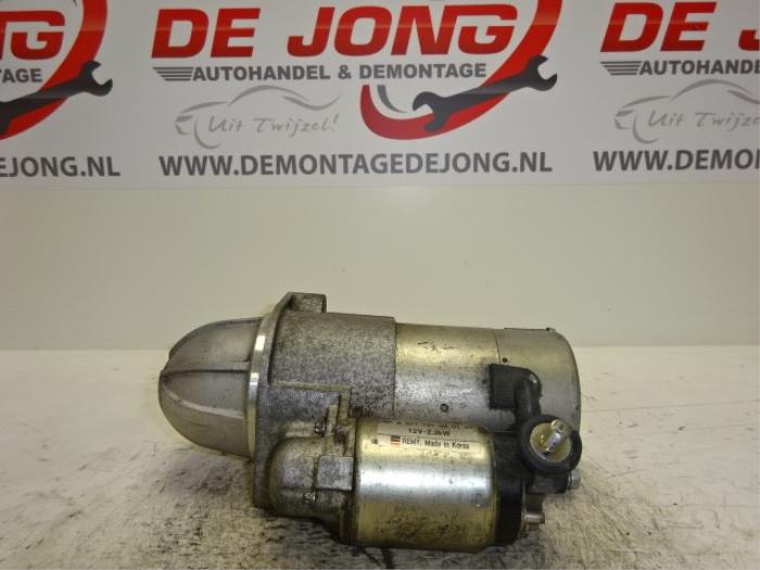 Starter from a SsangYong Rexton W 2.0 e-200 Xdi 16V 4WD 2013