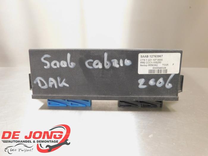 Used Convertible computer Saab 9-3 II (YS3F) 1.8t 16V Price € 49,99 Margin scheme offered by Autodemontagebedrijf de Jong
