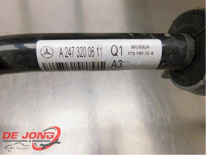 Front anti-roll bar from a Mercedes-Benz CLA (118.3)  2019