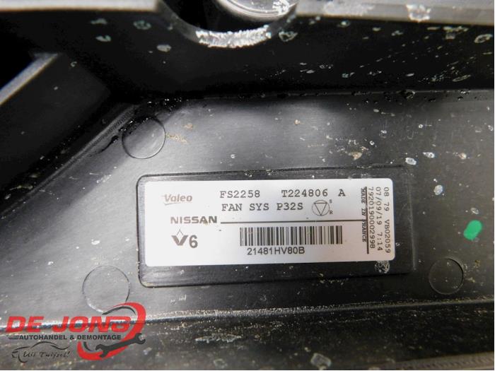 Cooling fans from a Nissan Qashqai (J11) 1.5 dCi 115 2019