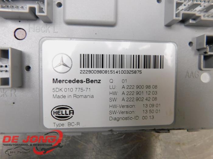 Ordinateur contrôle fonctionnel d'un Mercedes-Benz C Estate (S205) C-220 CDI BlueTEC, C-220 d 2.2 16V 2015